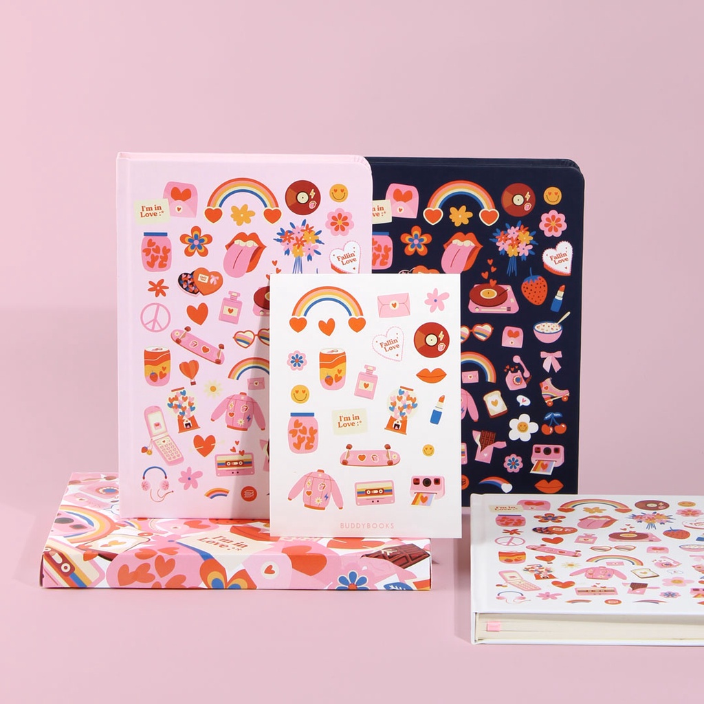 

Notebook Buku Tulis Catatan A5 A6 Hardcover by Buddybooks A5 The Girl in The Love Song
