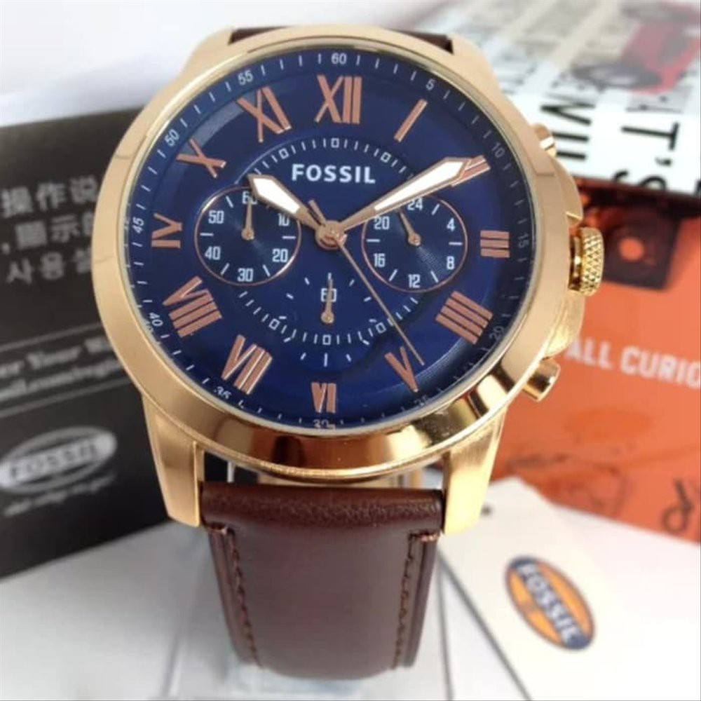 Dijual Jam tangan pria Fossil kulit Chrono on Terlaris