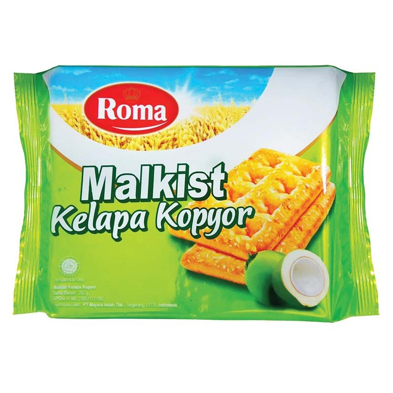 

Roma Malkist Crackers Kelapa Kopyor