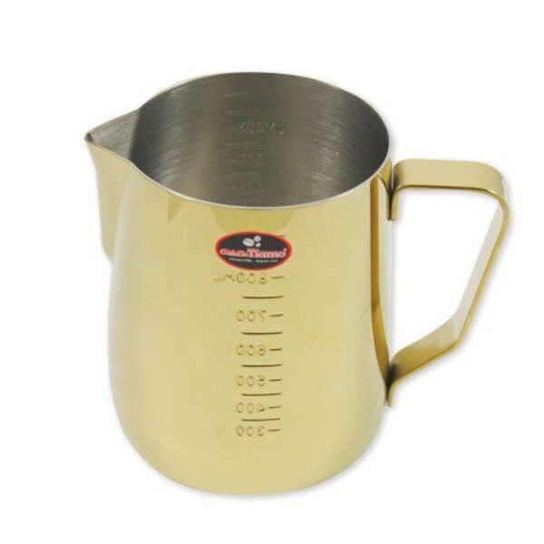 Tiamo - Milk Pitcher Golden Plating 950ml with Scale (HC7091)-1