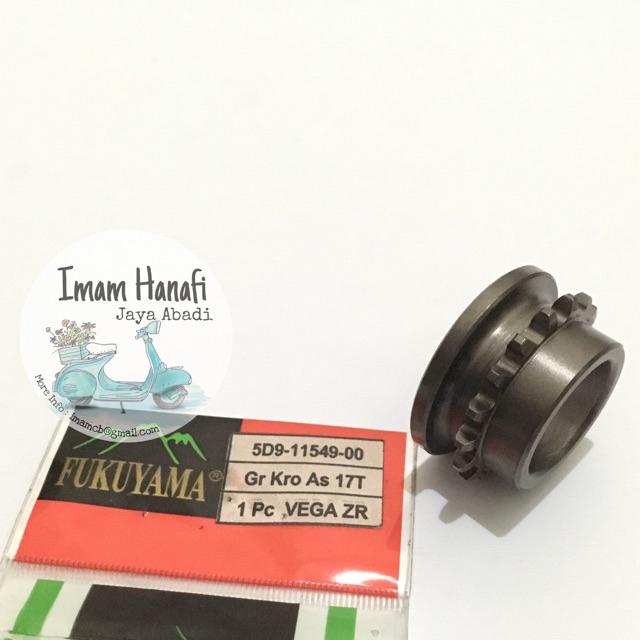 Gigi Gir Gear Sprocket Cam Askruk Kruk As Sentrik Timing Cryton Jupiter Mio Vega ZR 14T 15T 17T RR-5D9-11549-00
