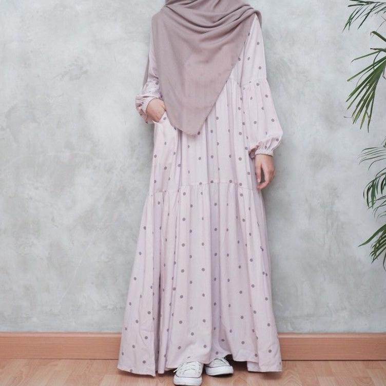 (READY) Milly Dress by Ash_shofwa.id-gamis rayon- gamis terbaru