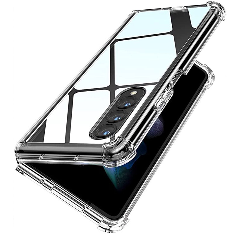 Casing Soft Case Bumper TPU Shockproof Untuk Samsung Galaxy Z Fold Flip 4 3 2 / Fold 4 / Flip 4 / Flip 3 / 5G