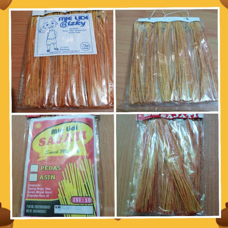 

Mie Lidi Pedas/Asin isi 10 pcs