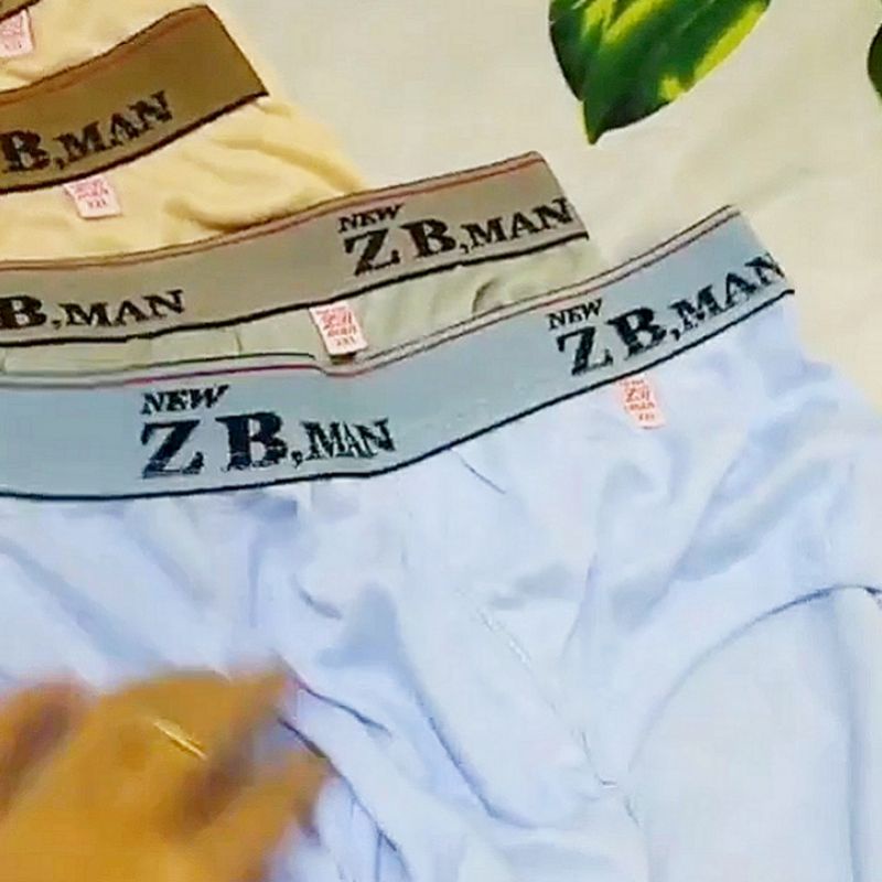 Celana Dalam Pria Jumbo Zb man 3 Pcs Sempak Big Size XXL XXXL