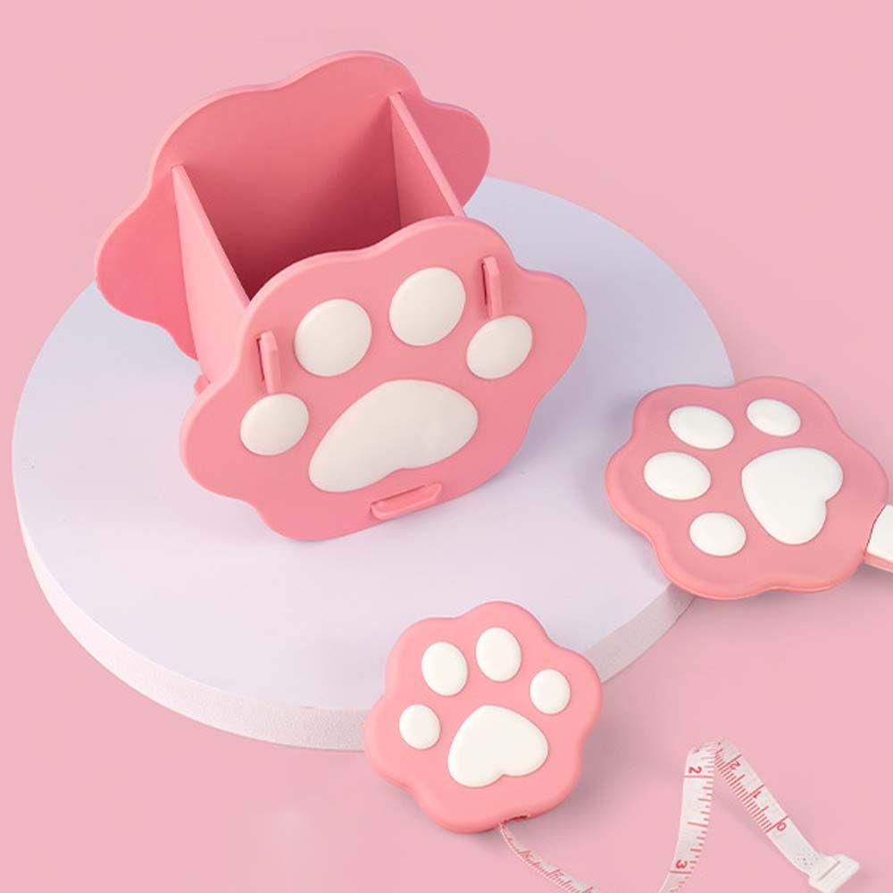 Mxbeauty Cat Claw Pen Holder Kreatif Multi Purpose Use Pink Blue White Perlengkapan Kantor Sekolah Cakar Kucing Kartun Aksesoris Meja