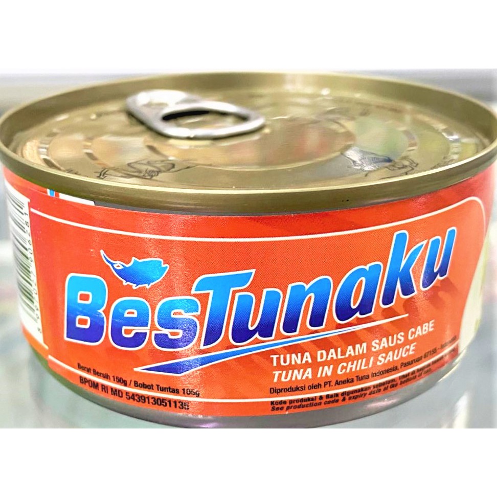 

Bestunaku Tuna Dalam Saus Cabe 150gr