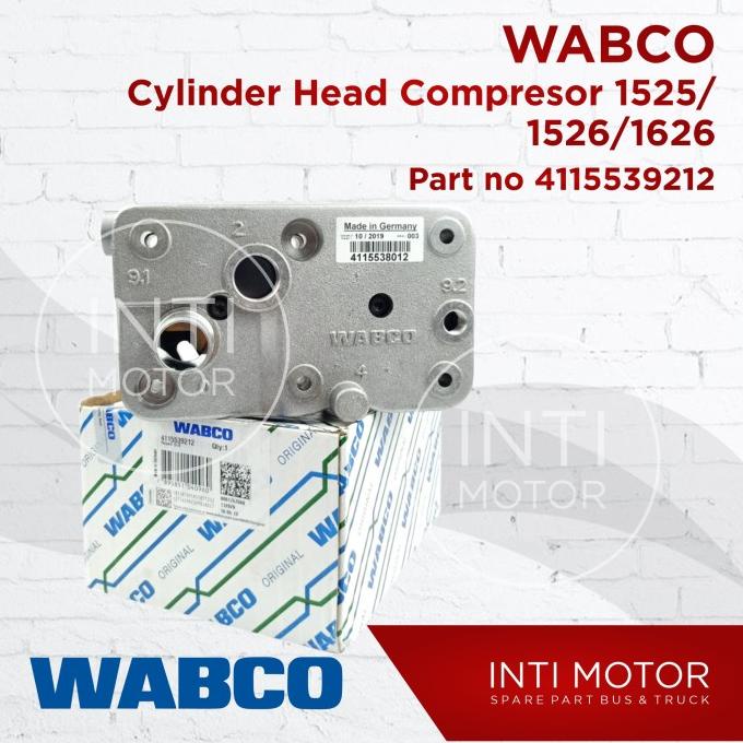 WABCO - CYLINDER HEAD COMPRESOR - 4115539212 -BIS MERCY ONDERDIL SPAREPART BUS TRUK SUKU CADANG