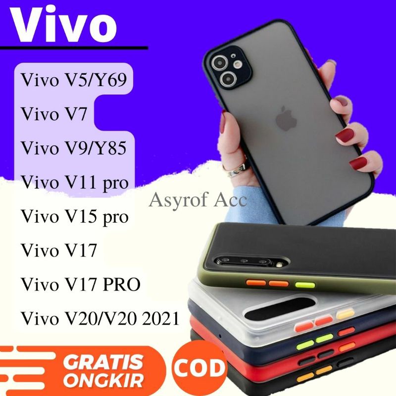 Case aero Vivo V5/Y69/V7/V9/Y85/V11 Pro/V15 Pro/V17/V17 Pro/V20/V20 2021