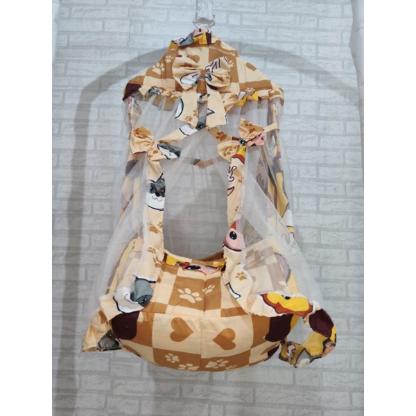 Ayunan Bayi Karakter 3in1 Kelambu Pita-Aninal moka