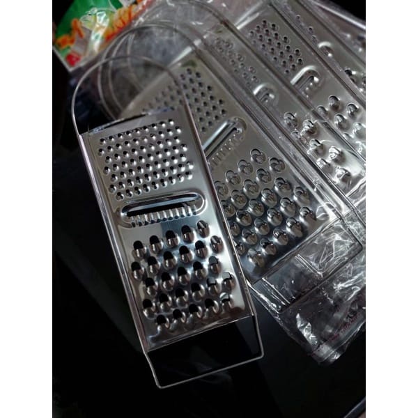 Parutan Keju Jumbo 3 in 1 - Parutan Buah Keju Sayur Grater Stainless Steel
