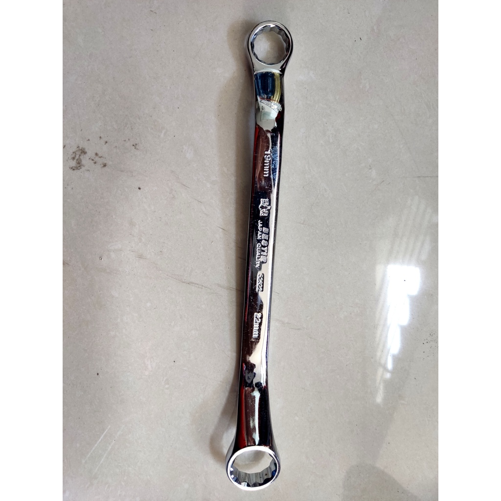 Kunci Double Ring 19x22 - Double Ring Wrench Bestir  52322 Berkualitas