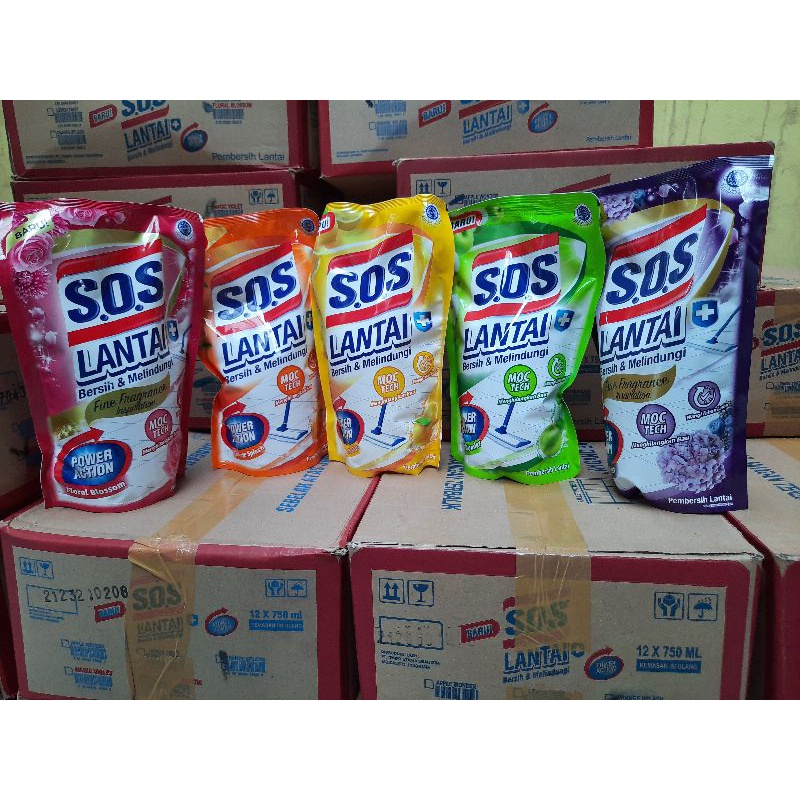 SOS Pembersih Lantai Refill 750ml