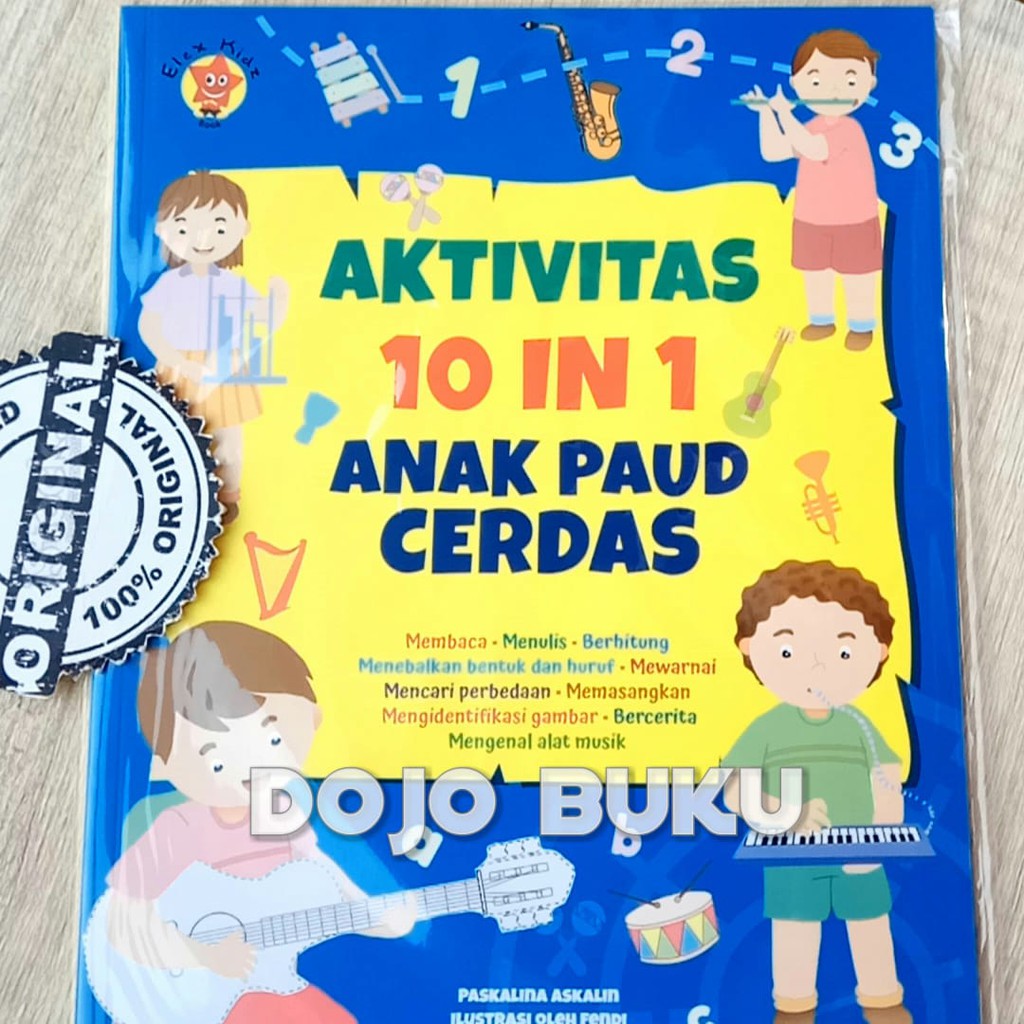 Aktivitas 10 in 1 Anak PAUD Cerdas by Paskalina Askalin