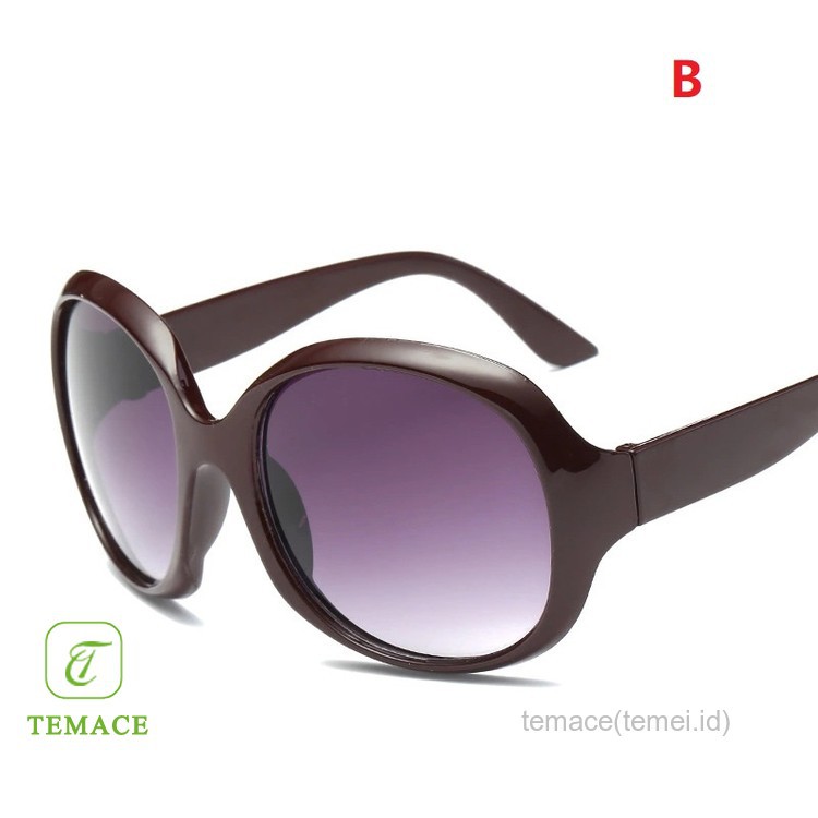 Kacamata Wanita Model Asimetris Polygonal rimless Warna Transparan