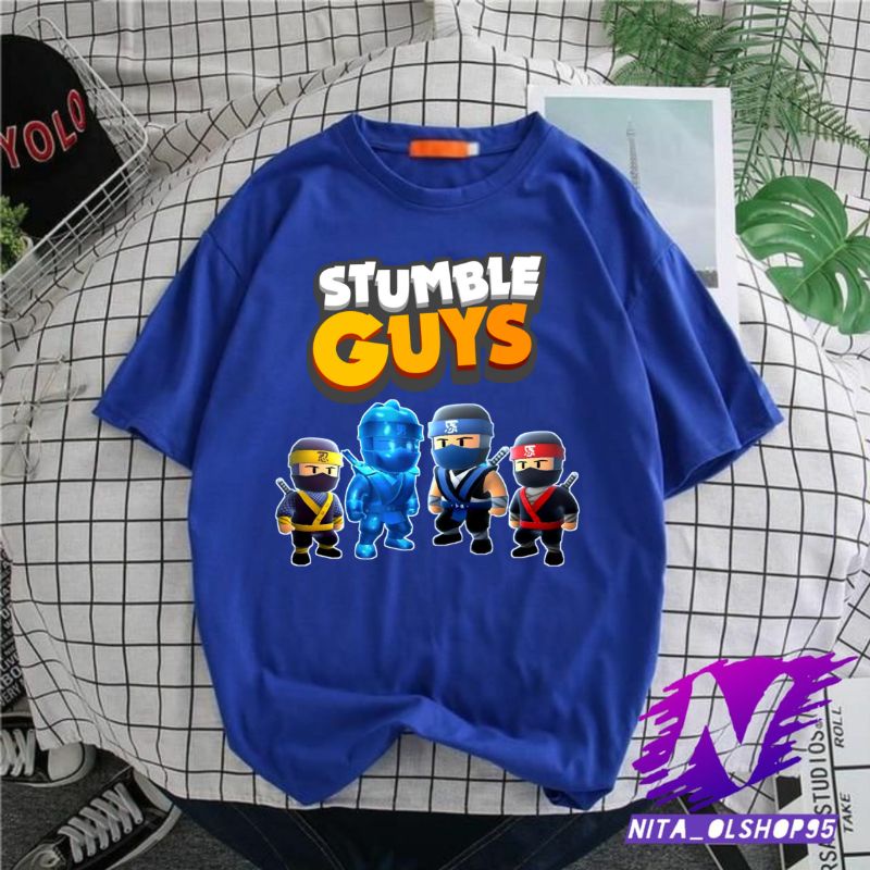 BAJU STUMBLE GUYS KAOS ANAK STUMBLE GUYS NINJA