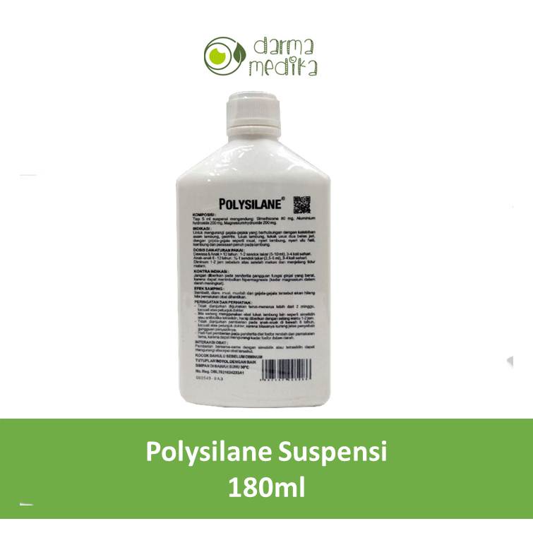 Polysilane suspensi 180ml 180 ml obat maag dan anti kembung