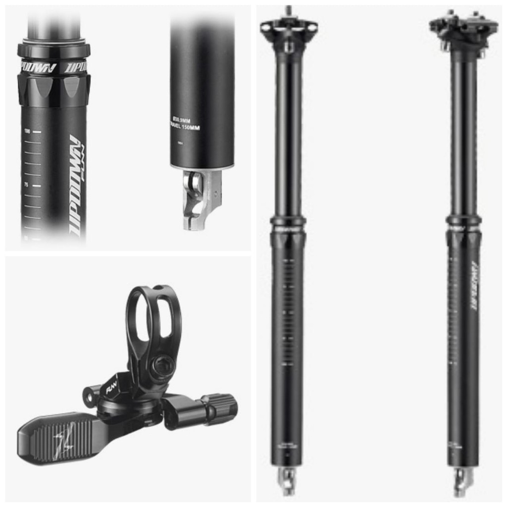 Seatpost Hidrolik adjustable 30.9 dan 31.6 Funn internal cable Updown Travel 150 mm