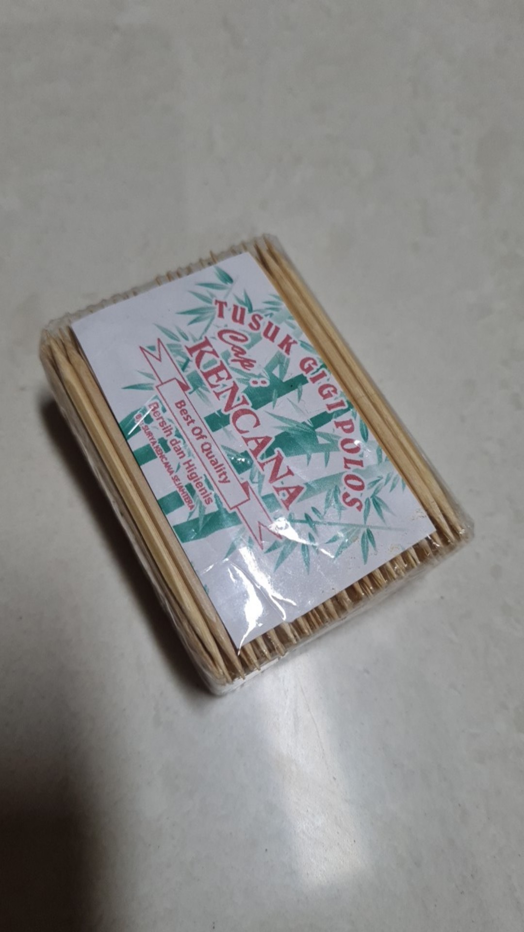 Tusuk Gigi Bambu Polos Pack Kecil 50gram