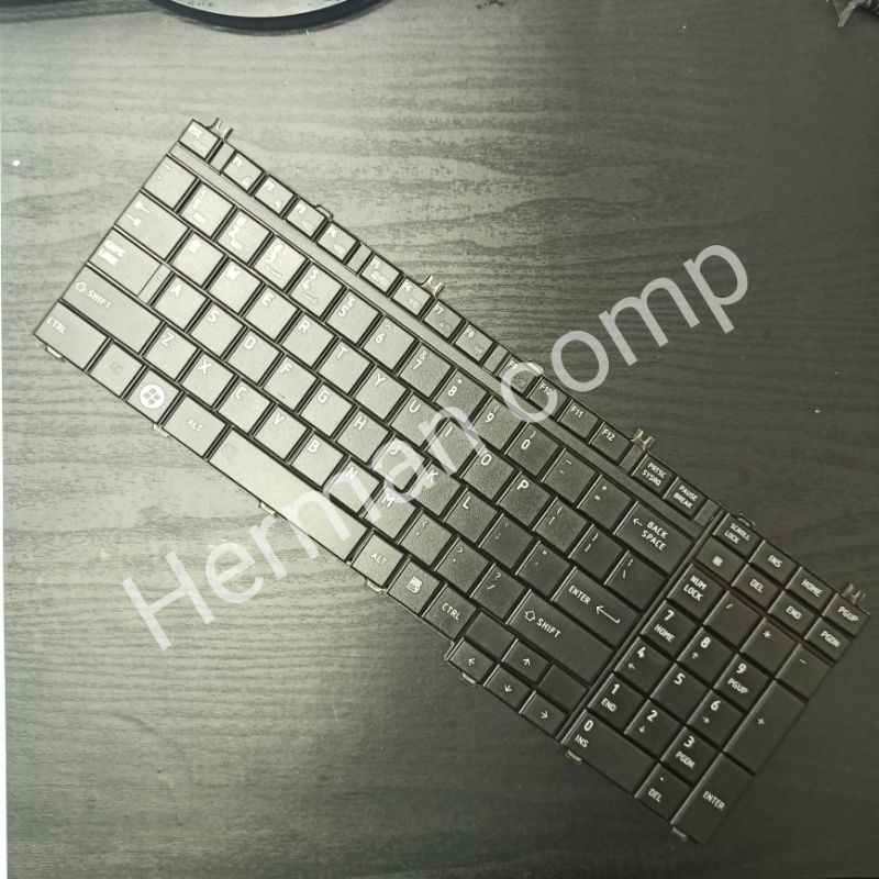 Keyboard Toshiba DynaBook Satelite B450 B452 B550 B550/B B551 B551/E B552 B552/F B552/G B552/H B650 Hitam Series