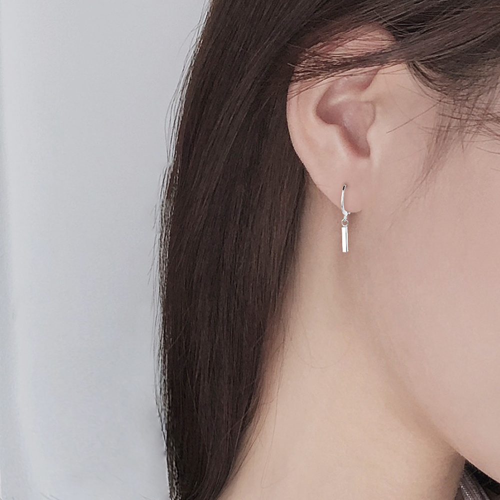 Anting Bentuk Geometris Gaya Korea Untuk Hadiah Wanita