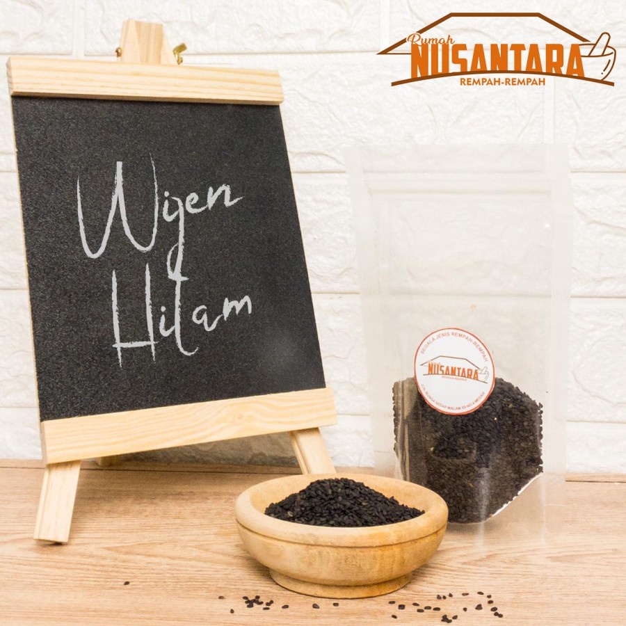 

Wijen Hitam Premium Quality Black Sesame Seed Kualitas Terbaik 100gr