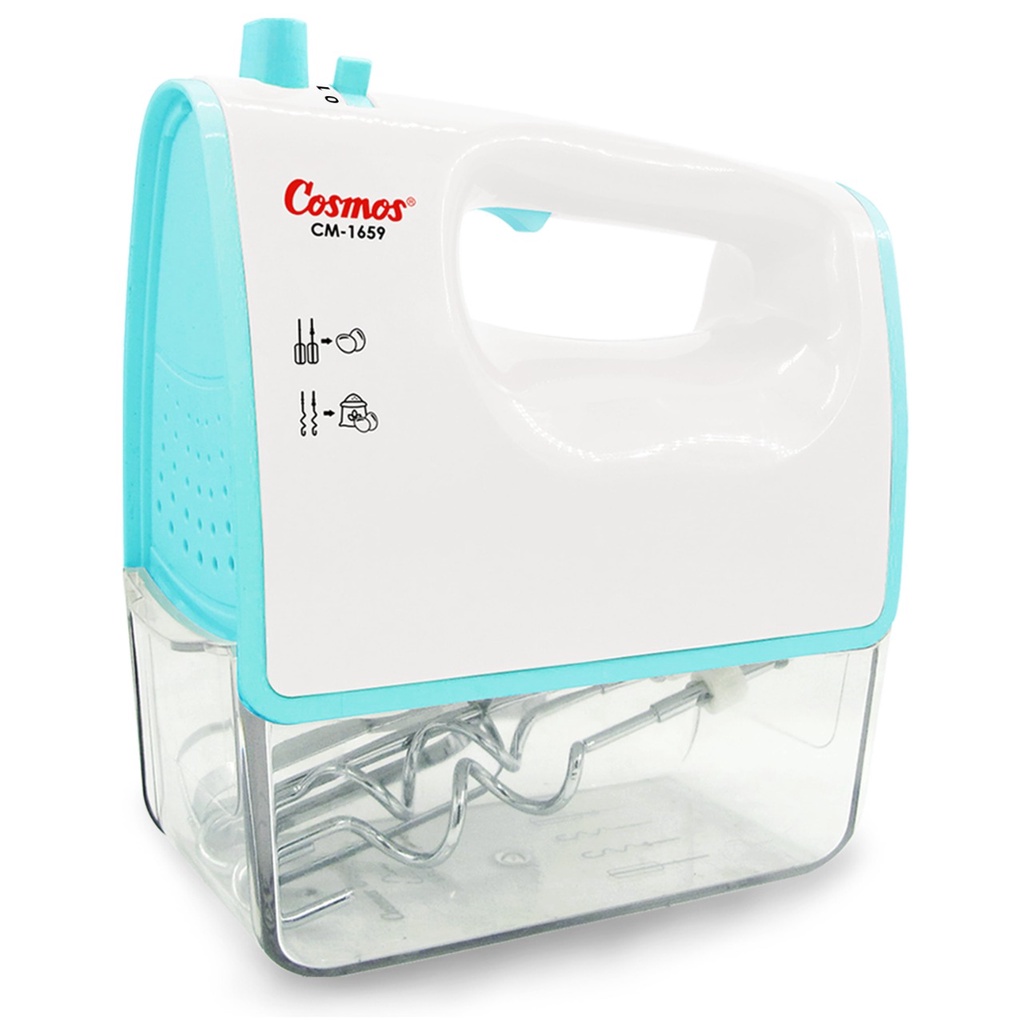 HAND MIXER COSMOS CM 1659/CM1659 COSMIC 5 KECEPATAN DENGAN CONTAINER ORIGINAL COSMOS