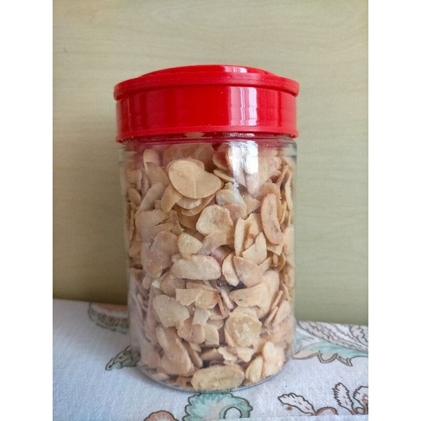 

Bawang Putih Goreng Renyah, Tanpa MSG, Tidak Pakai Minyak Goreng Curah, Bikin Masakan Enak, Bumbu Dapur, Cemilan