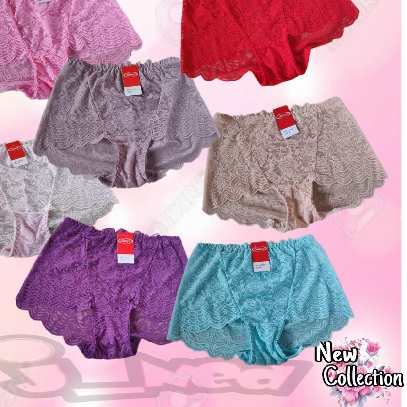 ♝ J119 | CELANA DALAM WANITA SOREX RENDA | CD SOREX TRANSPARAN  | CELANA DALAM SOREX RENDA 88 ✦