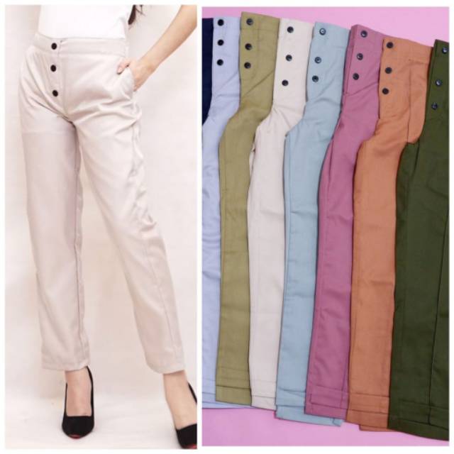 Fourfashion Celana Ebilla New Stuff Chinos Double Button