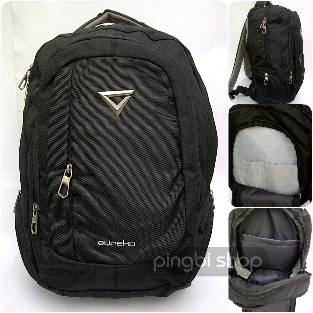 Tas laptop Eureka tas ransel laptop branded backpack original berkualitas