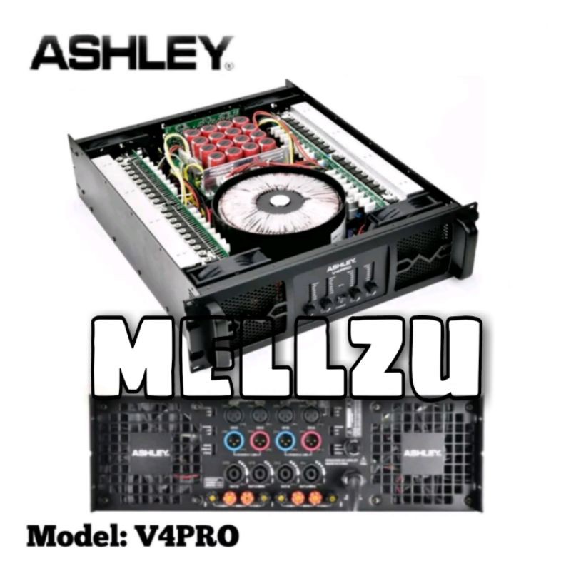 Power Amplifier Ashley V4PRO Original 4 Channel