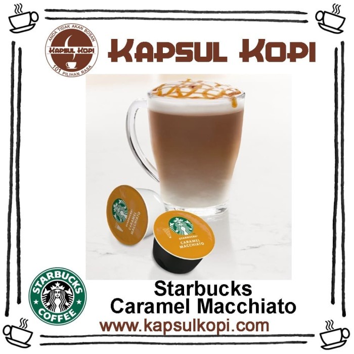 

Kopi - Starbucks Caramel Macchiato Kapsul Kopi Nescafe Dolce Gusto Import