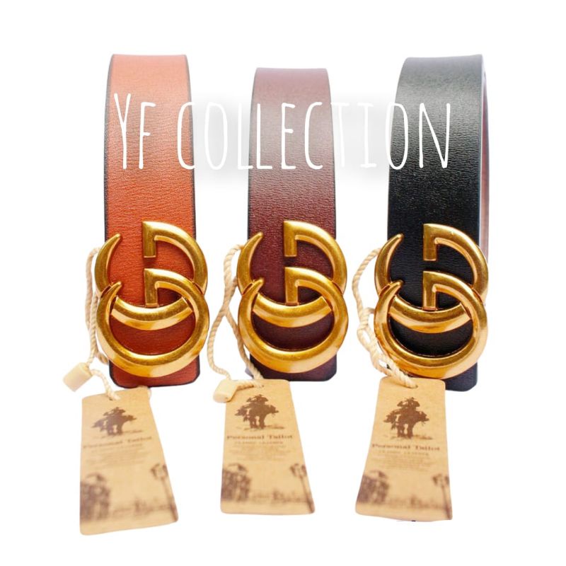 IKAT PINGGANG BELT WANITA FASHION PREMIUM GG