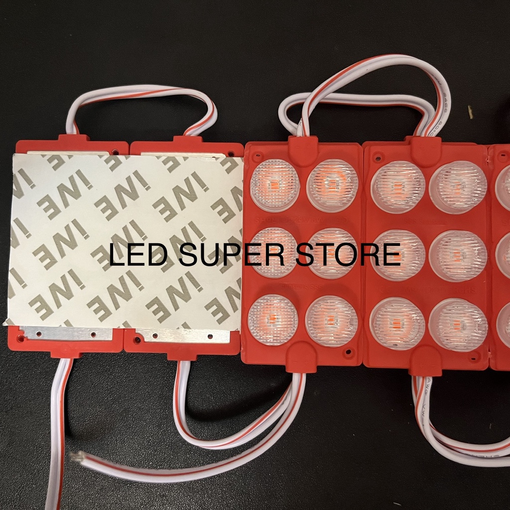 Modul 3030 6 LED SAMSUNG Tipe 7540 12V Warna biru / merah/ hijau / kuning - 100 Pcs