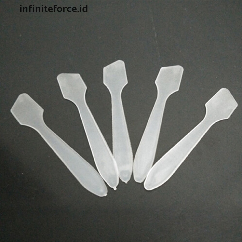 Infiniteforce.id Sendok Spatula Bahan Plastik Untuk Mencampur Krim Makeup DIY