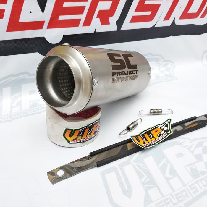 Silincer Knalpot SC PROJECT Stainless SILINCER ONLY