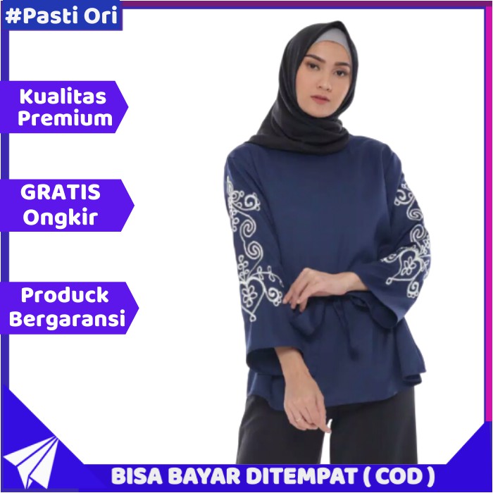  Atasan  Wanita Bordir Terbaru Blouse Wanita Casual Murah  