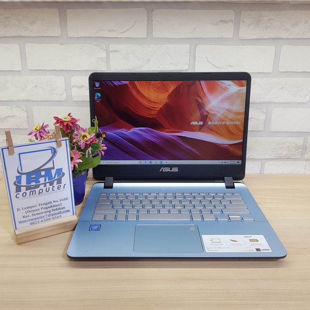 (2nd) ASUS A407MA CELERON GREY/GOLD/BLUE SKY