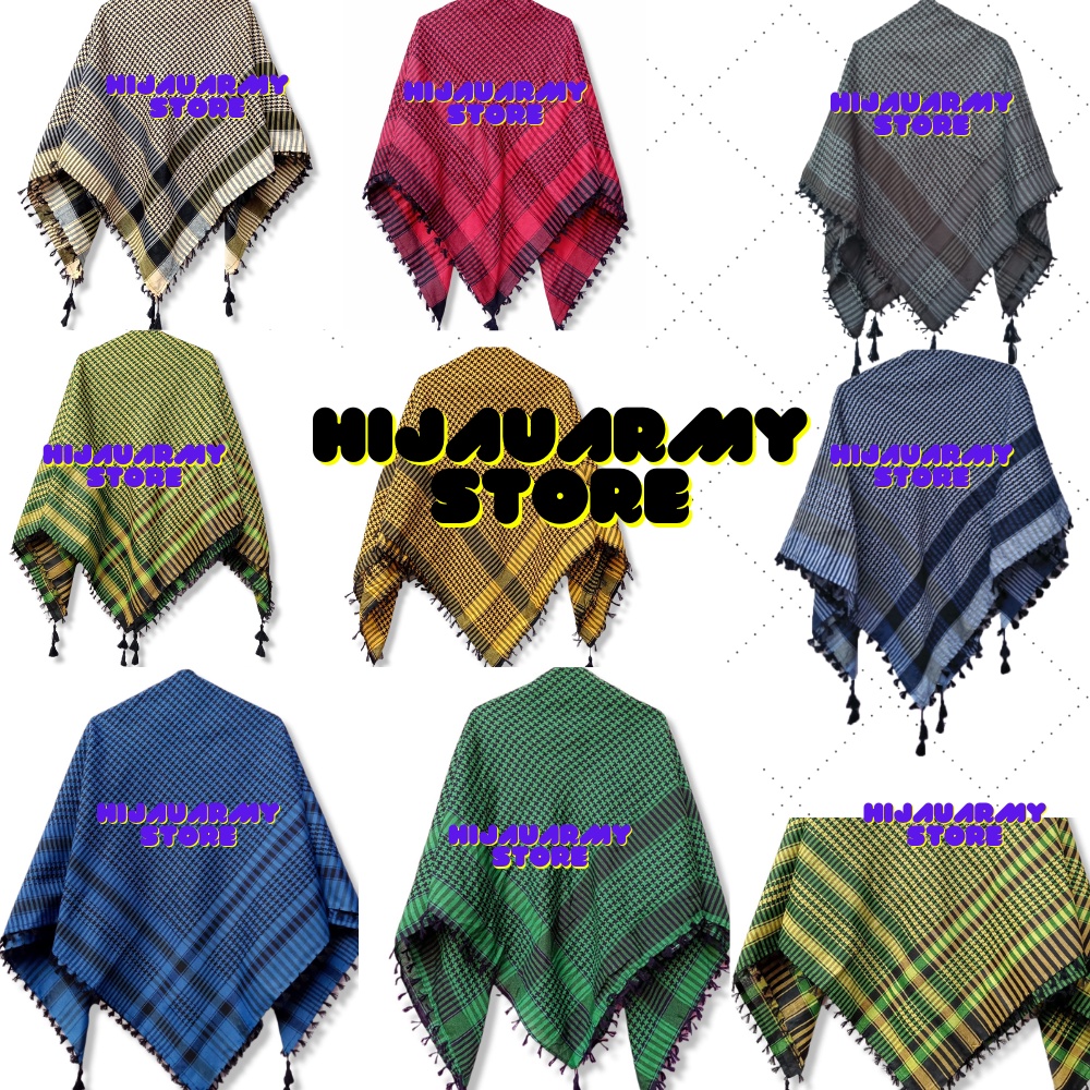 HARGA GROSIR  SORBAN !!! SORBAN SURBAN ARAB TENUN  KUNCIR RUMBAI SISI EMPAT / SORBAN BANYAK MOTIF DAN WARNA / SOUVENIR OLEH OLEH HAJI DAN UMROH