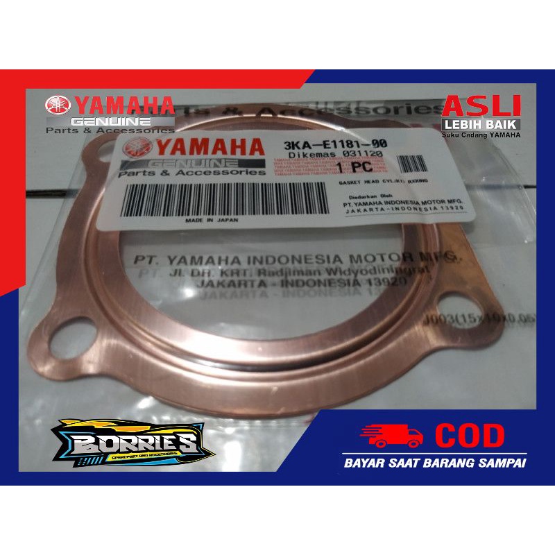 PAKING PACKING BLOK GASKET CYLINDER HEAD RX-KING RXK ORIGINAL YGP 3KA-E1181-00