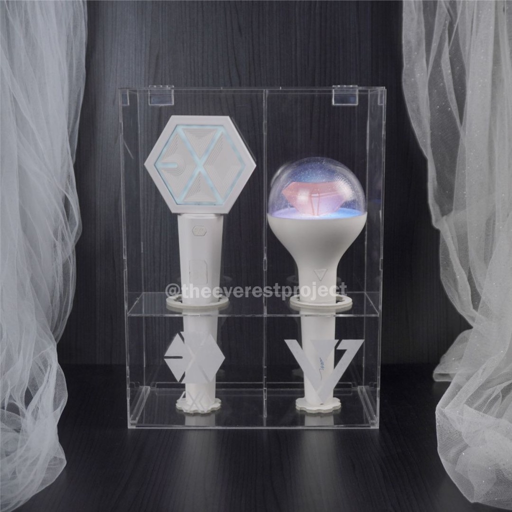 Lightstick EXO Versi 3 x Lightstick SEVENTEEN / Box Lightstick EXO Versi 3 x Lightstick Seventeen / 