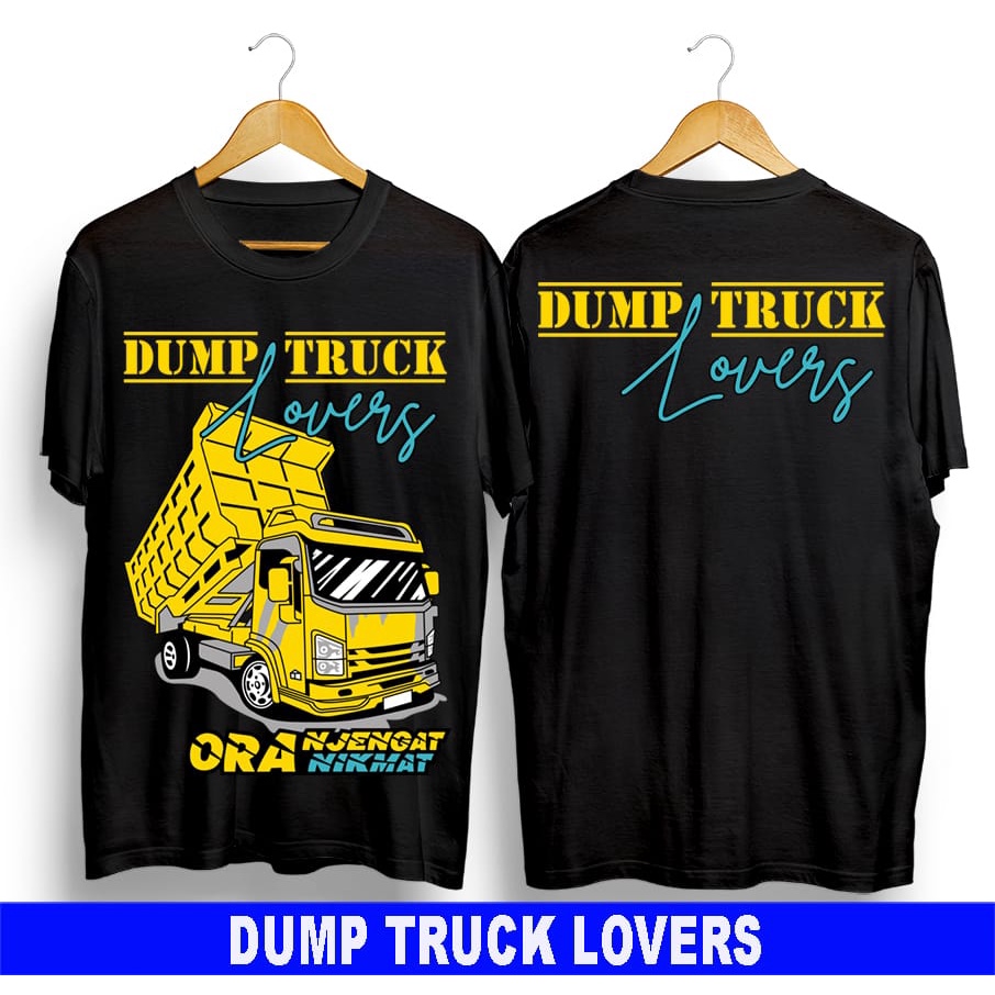 Kaos murah Kaos distro murah baju  distro pria t-shirt murah combed30s dump truck lover