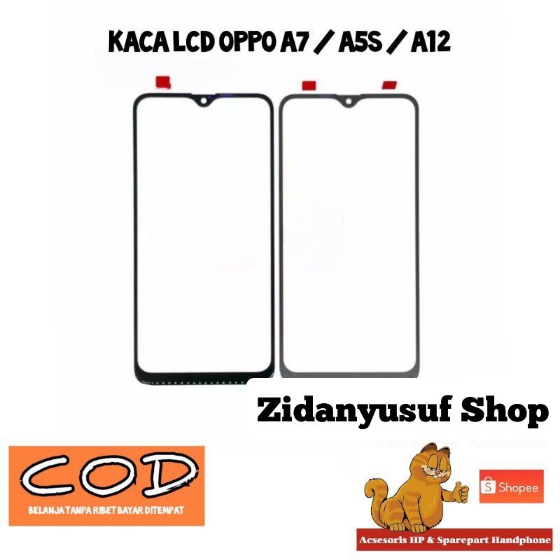 KACA DEPAN KACA LCD OPPO A5S / OPPO A7 / REALME 3/ OPPO A12 / A11K GLASS LCD