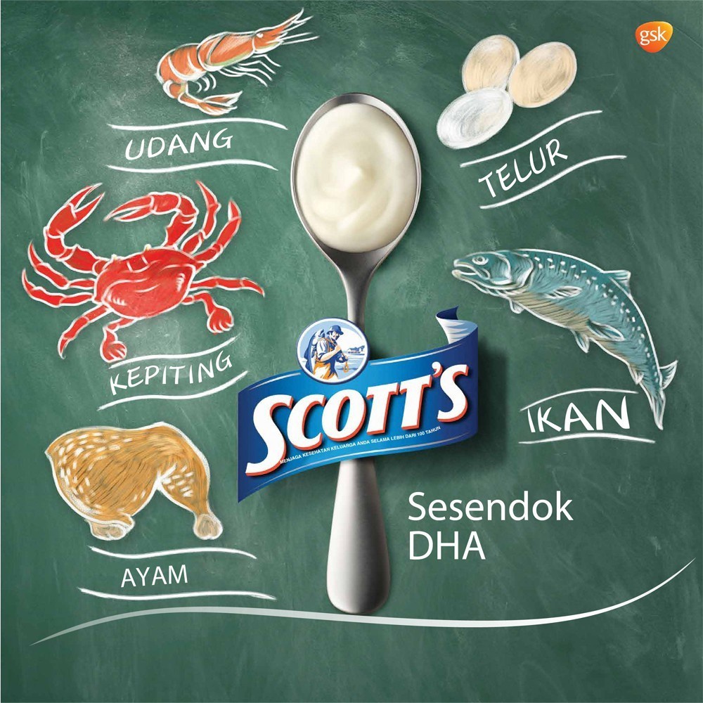 ScottS Emulsion Vita Orange Suplemen Kesehatan Otak Dan Pertumbuhan Anak - 400 Ml