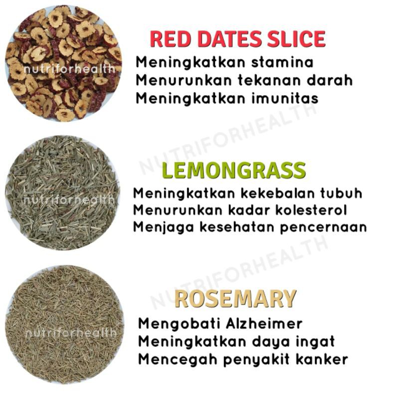 (20 FREE 1) 10gr Flower Tea Teh Bunga Osmanthus Silver Needle Golden Edge Genmaicha Peony Lemongrass