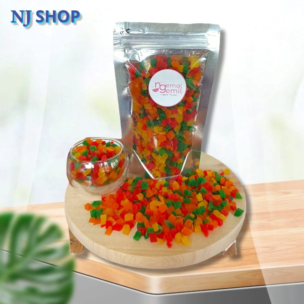 

[Healthy Food] - Sukade Pepaya Mix Warna Homemade Kualitas Premium