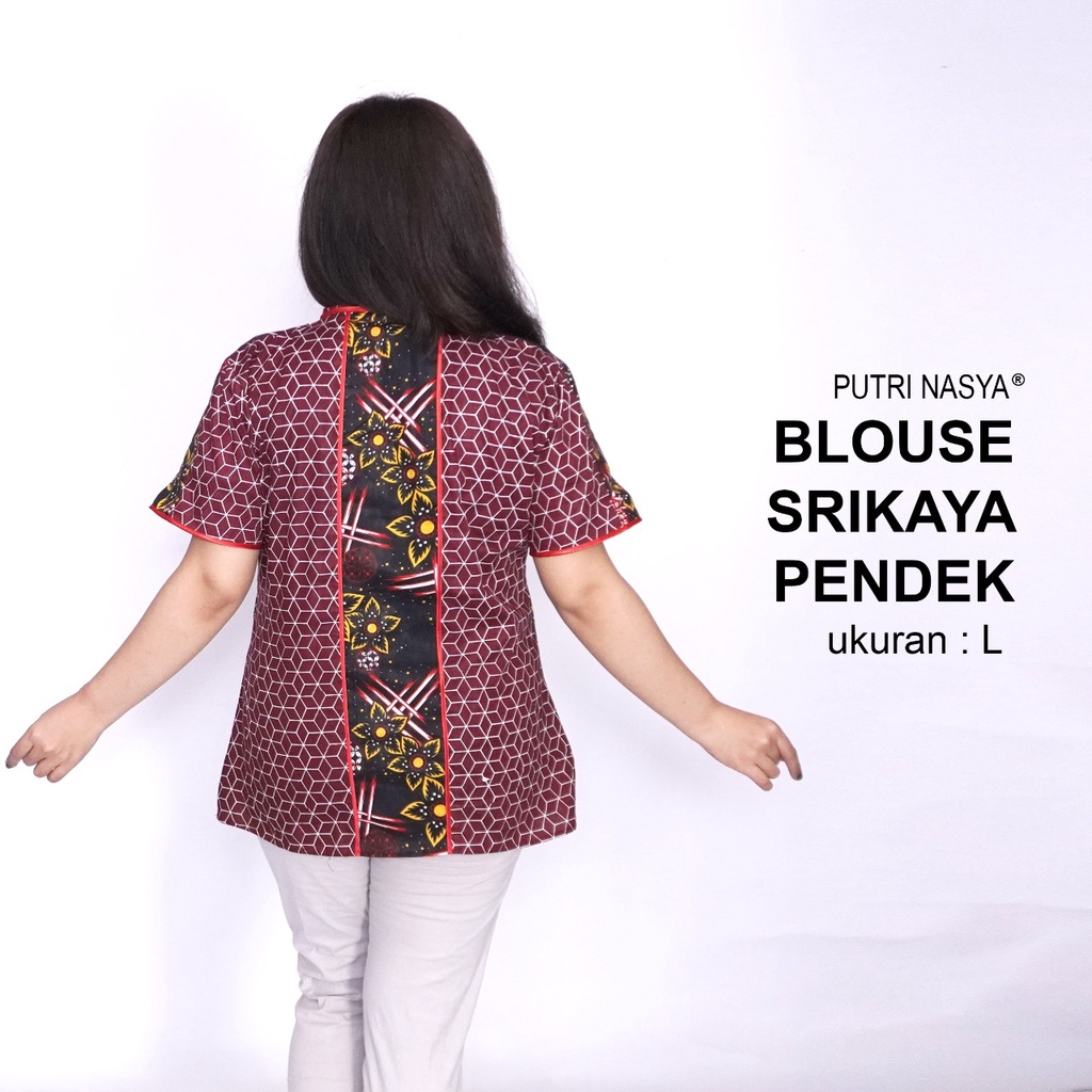 Blouse Big Size Batik Wanita Atasan Batik Lengkap S-M-L-XL-2L-3L-4L-5L-6L-7L Model Blus Jumbo Seragam Batik / Atasan Batik Bigsize Wanita / Pakaian Batik Kekinian Jumbo Kerja Kantor / Blus Batik Formal Wanita Model Terbaru Bahan Katun