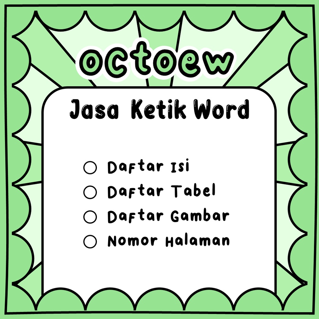 

OCTOEW JASA KETIK MS WORD 2