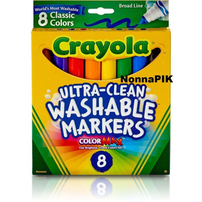

Sale!!! Crayola 8 Count Ultra Clean Washable Large Crayons Color Max Bergaransi